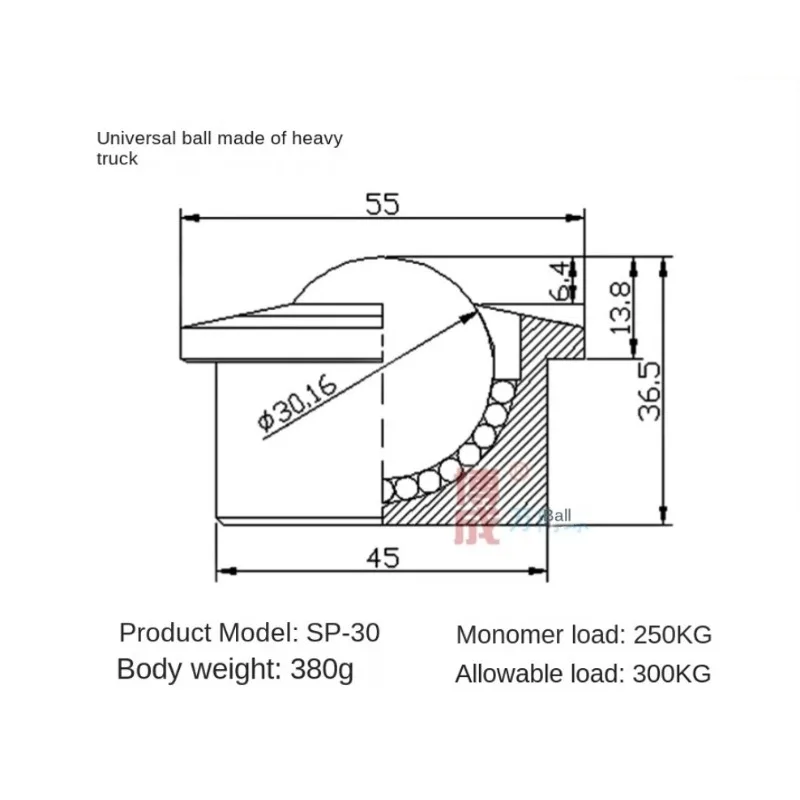 Factory outlets SP8/12/15/22/25 Precision universal Ball bearing casters/wheel,Scroll flexible,Transmission systefurniture wheel