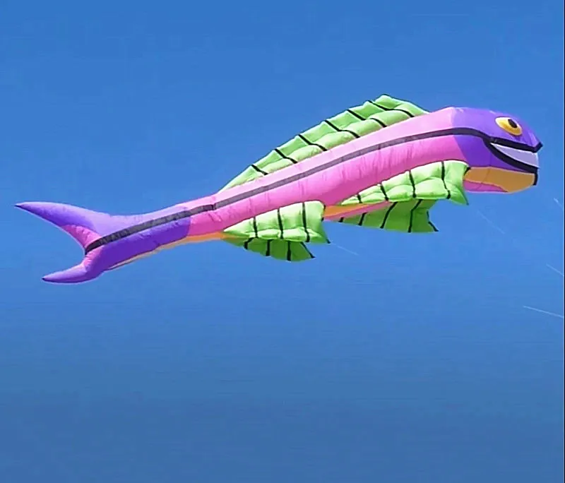 Kostenloser Versand 7m Fisch Drachen fliegen für Erwachsene automatische Drachen maschine Cometas Para Volar Deportes-y-Ocio Drachen profession ellen Spaß