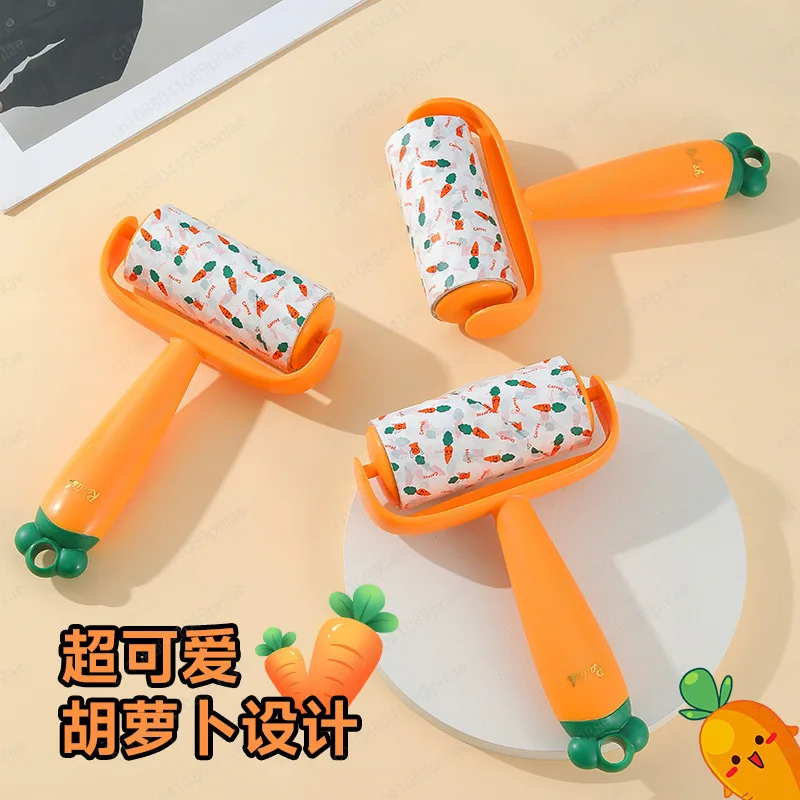 Free Ten Rolls of Paper, Powerful Sticky Hair Artifact, Tearable Roller Cleaning Household Dust Collector