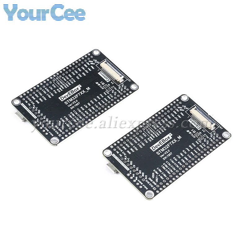 Módulo de placa de desarrollo de Sistema Central, interfaz M7 TFT SPI, 3,3 V con Cable USB, STM32H750VBT6, STM32H743VIT6, STM32, STM32H, STM32H7