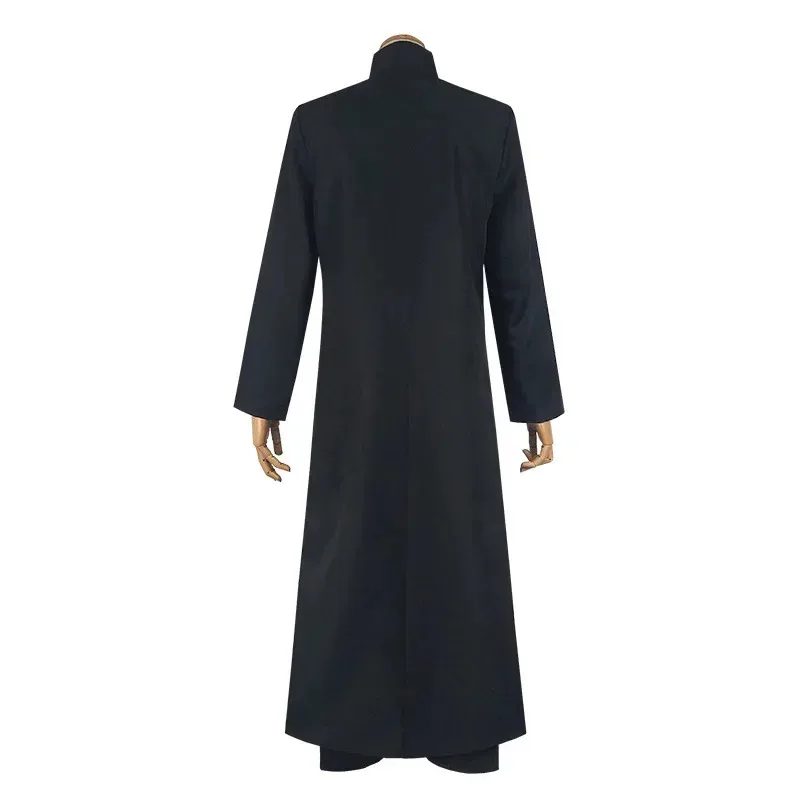 DY20Matrix cosplay disfraz de cosplay negro personalizado gabardina neo disfraces de fiesta de Halloween para hombres cos accesorios de utilería de juego 25