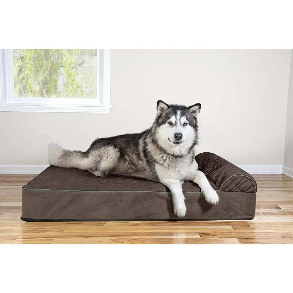 

Orthopedic Dog Bed for Extra Large Dogs w/ Bonus Water-Resistant Liner & Removable Washable Cover, For Dogs Up to 300 lbs