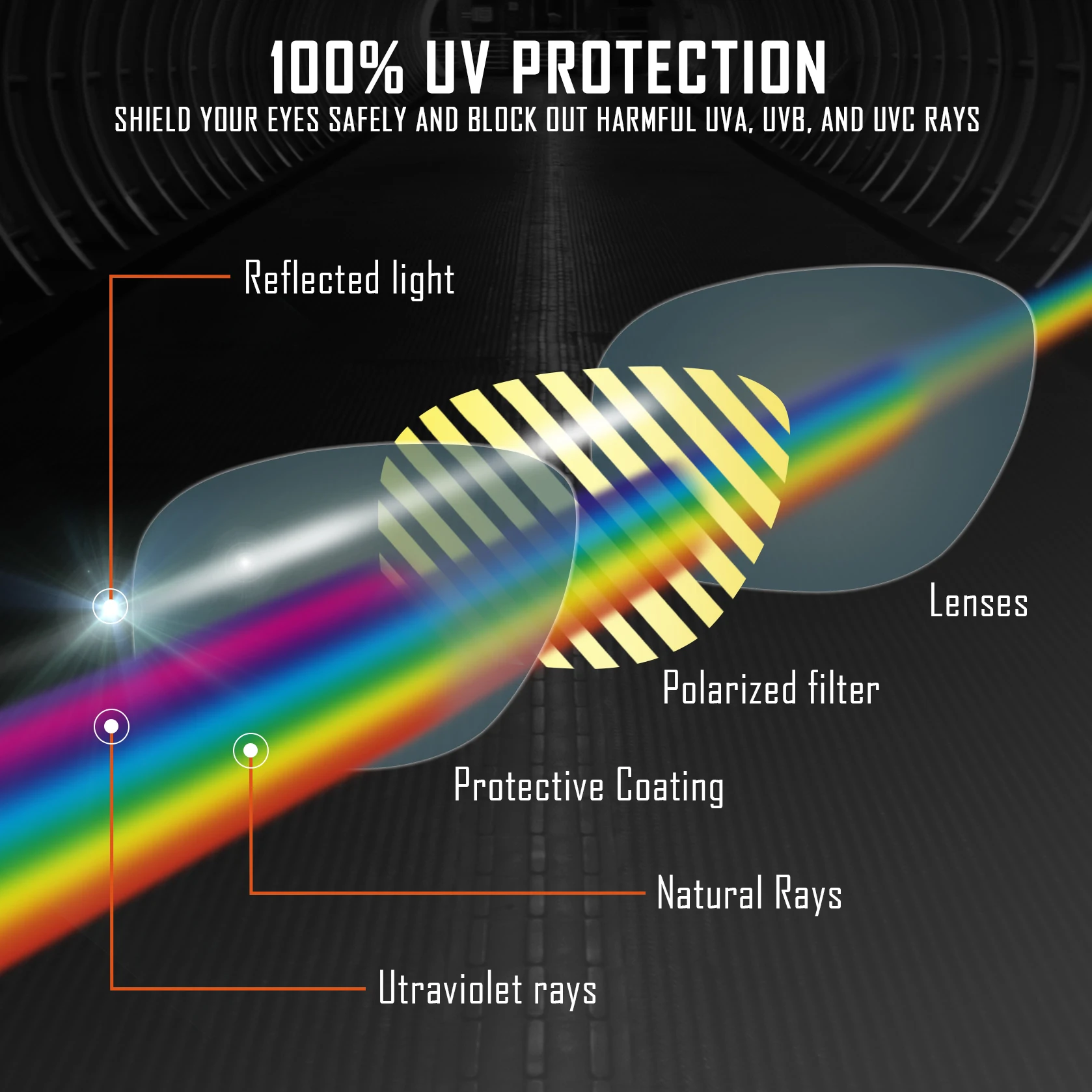 HDTAC Polarized Replacement Lenses For-RayBan RB4165 54mm Sunglasses Multicolor Options