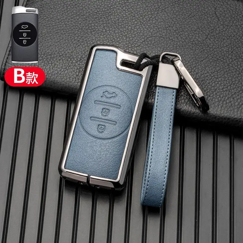 

Car Key Case for Chery Tiggo 8 Arrizo 5 Pro Gx 3x 5x EQ7 Chery Tiggo 7 Pro EXEED TX ET-i TXL VX Car-Styling Keychain Accessories