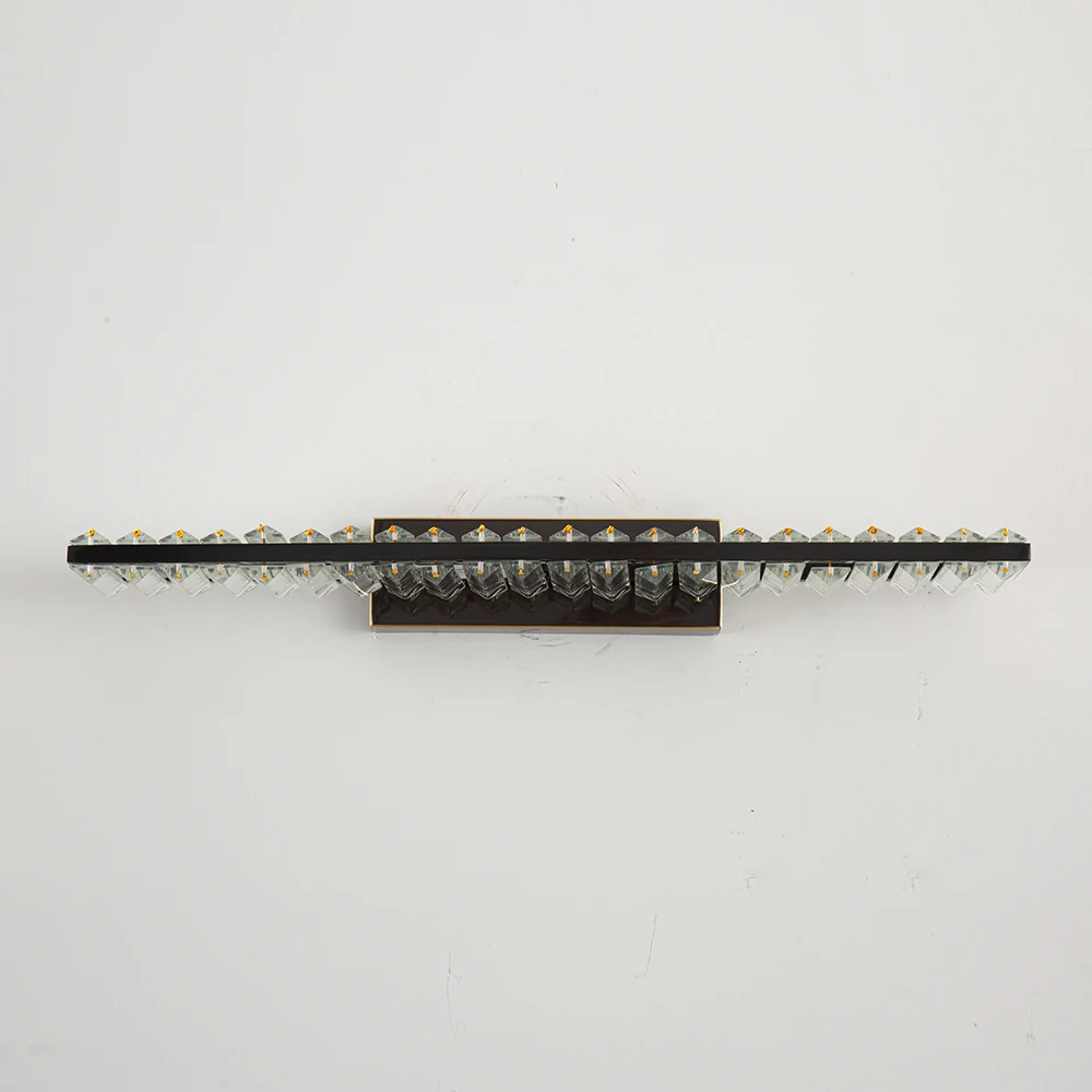 Led Vanity Mirror Lights Modern Crystal Wall Lamp for Makeup Vanity Table & Bathroom Mirror Bedroom