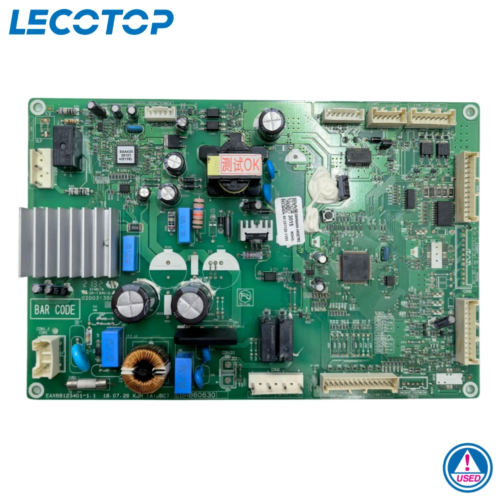 Placa de control EBR86063015 para refrigerador LG, circuito PCB, placa base de refrigerador, piezas de repuesto para congelador