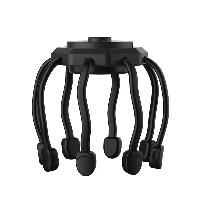 

Электрический массажер для головы Octopus Massager с 20 контактами, 5 режимами, массажер для кожи головы, 2 удлиненных массажных аппликатора, устройство для светотерапии красным светом
