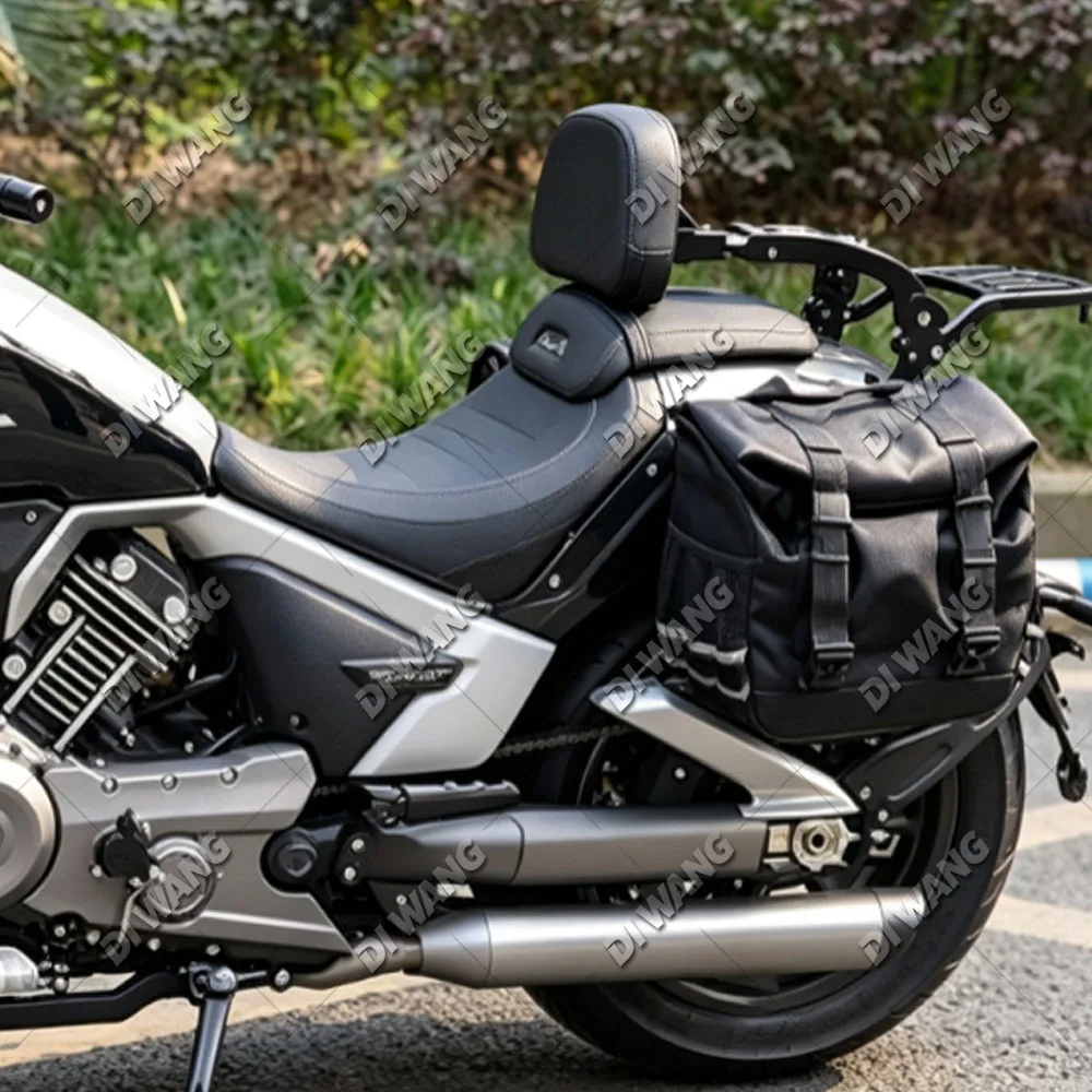 FOR MBP C1002V GAOKIN THOR GK1000 Motorcycle Modified Crash Bar Folding Backrest Canvas Side Saddlebag Tail Bag