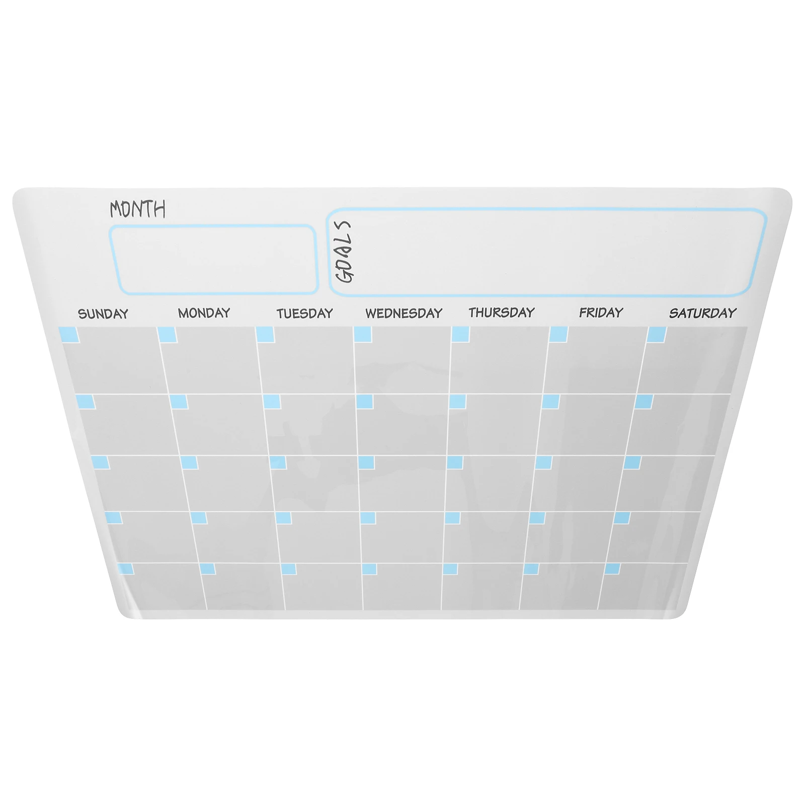 

Magnetic Fridge Calendar Dry Erase Whiteboard Reusable Planner Board Stain Resistant Surface Smooth Writing For Kitchen