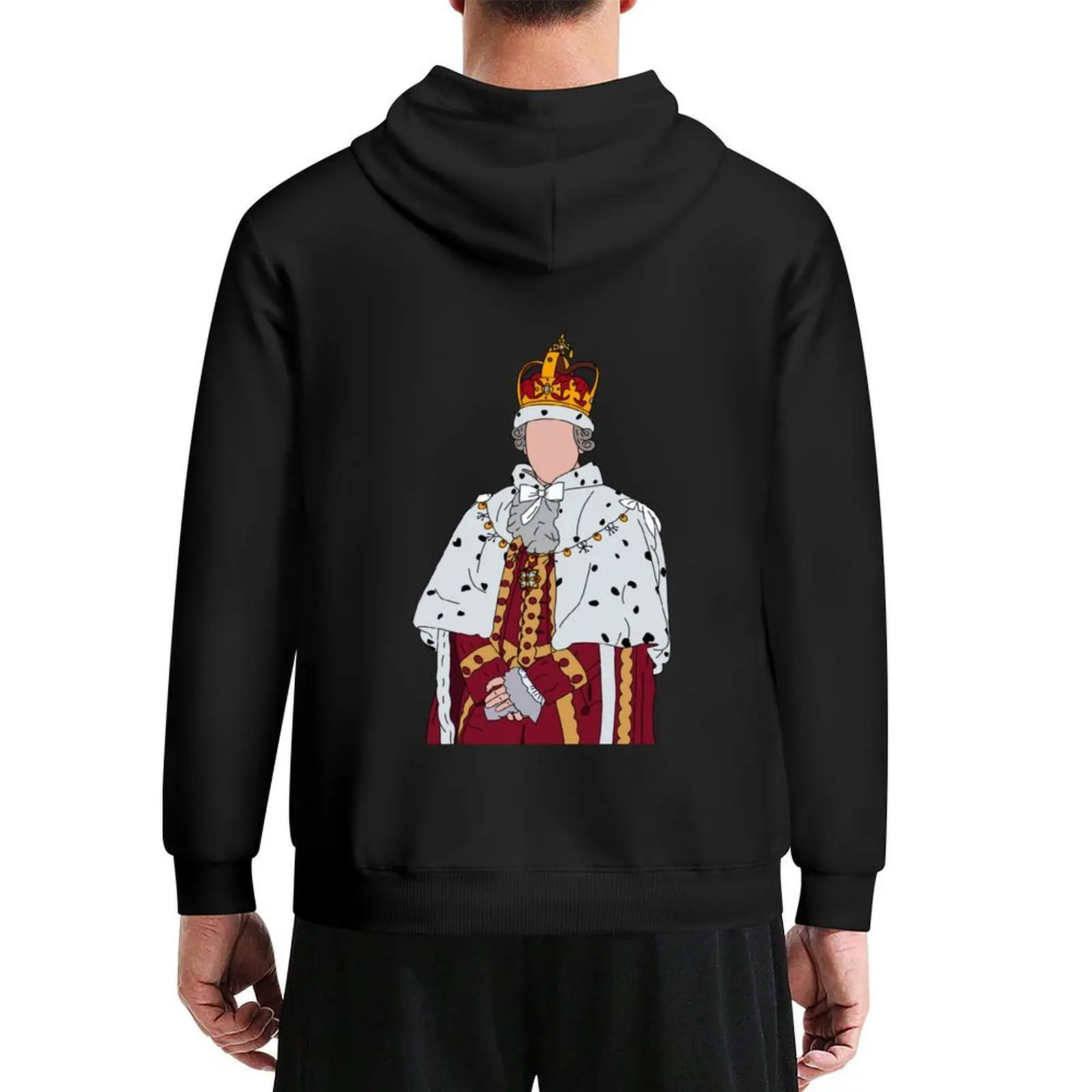 

King George the Third Hoodie men clothing autumn anime clothing aesthetic clothing men's hoodies