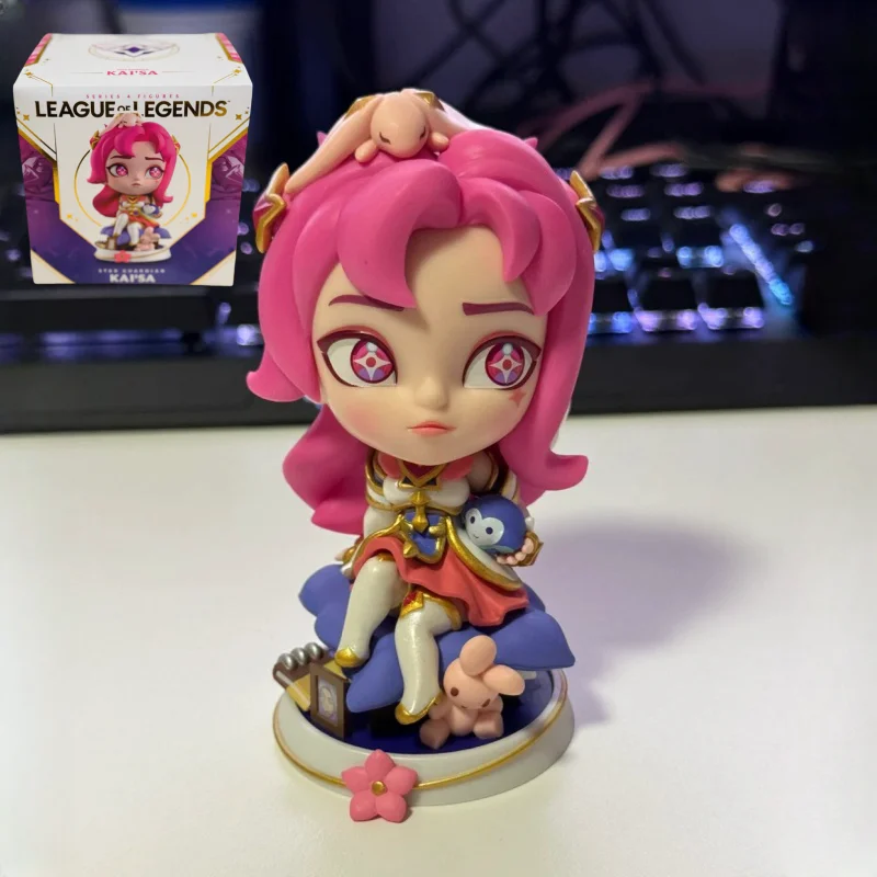 Original League Of Legends Anime Game Figure Star Guardian 11cm Kaisa Periphery Action Figure Collection Lol Kaisa  Gift