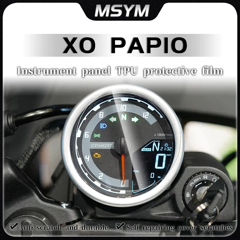 For CFMOTO Xo Papio St Papio 150nk Instrument Panel Film Modification Accessories Anti Scratch High-definition Protective Film