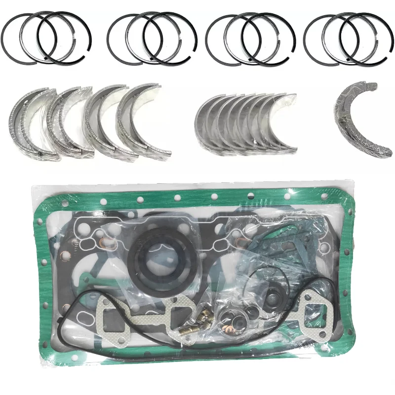 Full Gasket Kit + Bearing Kit + Piston Ring Set For Isuzu 4JB1 4JB1T Engine