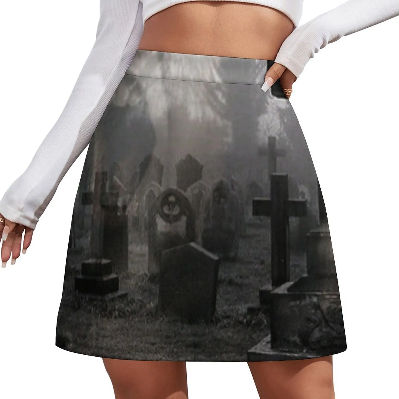 

Graveyard Mini Skirt cosplay Skort for women Womens dresses