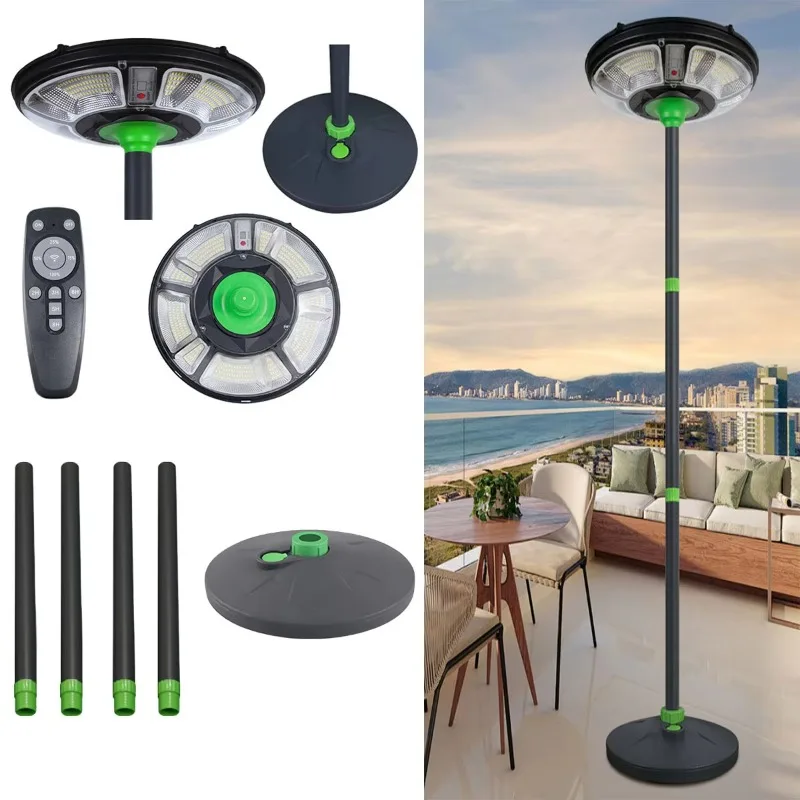 

Outdoor split type movable solar garden light, human body induction flying saucer landscape light UFO solar street light