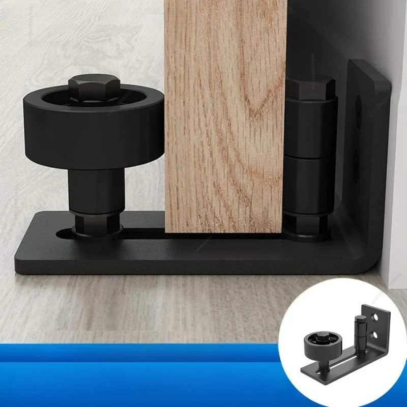 8 in 1 Barn Door Floor Guide Multiple Installation Ways for Sliding Door Hardware Stopper Roller