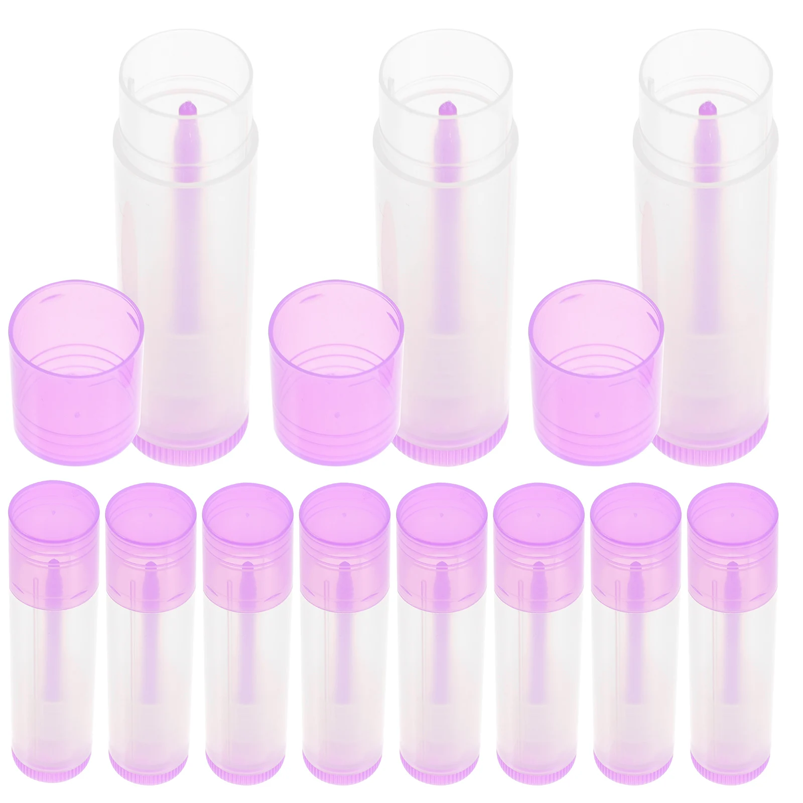 30 個のリップクリーム容器空の詰め替え可能な口紅チューブポータブル DIY リップクリームチューブ旅行化粧ホルダー空の口紅チューブ