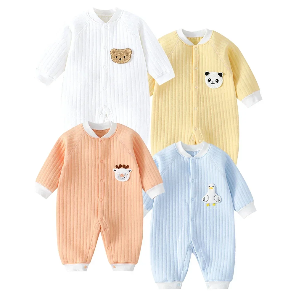 Baby Boy Girl Romper Clothes Newborn Jumpsuits 100% Cotton Knitting Clothes for Newborn Girls Bodysuit & One Pieces