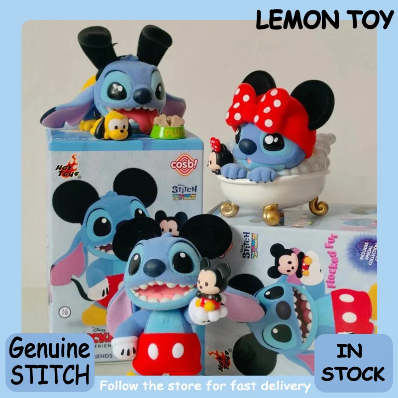 

Натуральная стежка Fanatic Series слепая коробка Микки и друзья Cosbi мини-фигурка коллекция настольный орнамент модный тренд подарок