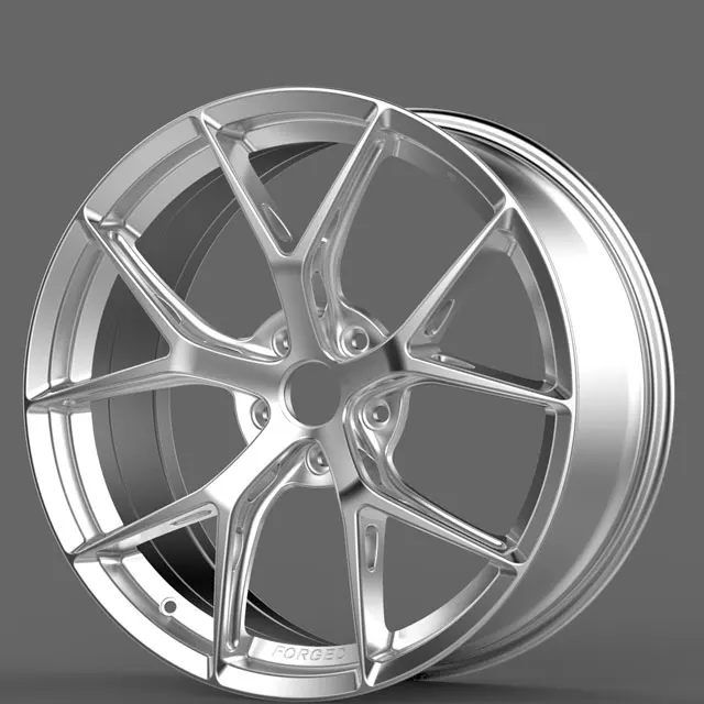 Popular Hot-Sale full size forged  shiny sliver 5x112/114.3/120 Aluminum Car Alloy Wheel Rim for luxury car for bmw m3 m5