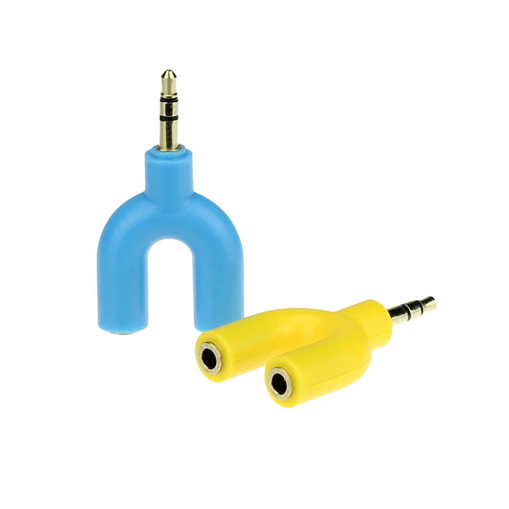

1pcs 3.5mm Audio Adapter Splitter Cable Gold Plated Connectors for Music Sharing Compatible with All Devices Stereo Sound