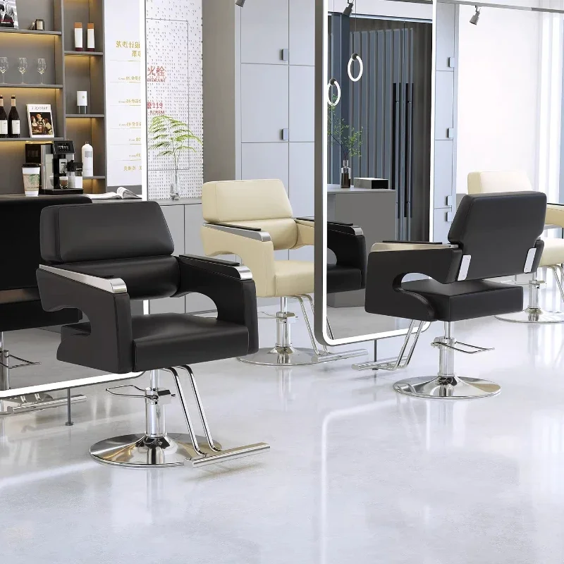 Luxury Comfortable Barber Chair Hair Salon Exclusive Modern Minimalist Salon Chair Professional Friseurstuhl Salon Furniture 3