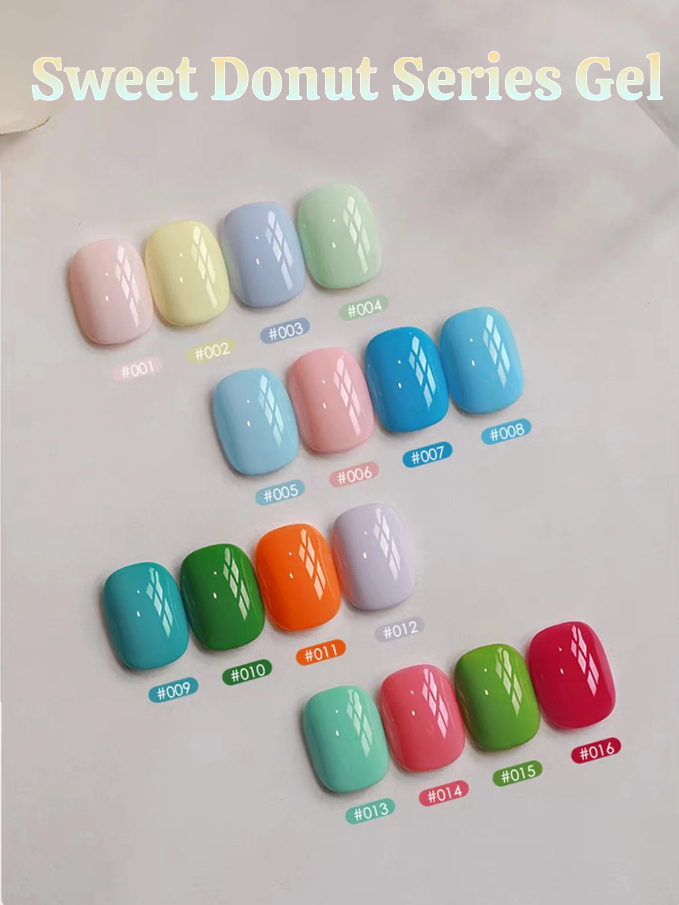 

1-24 шт. ZH Sweet Donut Series гель-лак для ногтей популярный летний отбеливающий супер сладкий макарон дофамин принадлежности для дизайна ногтей
