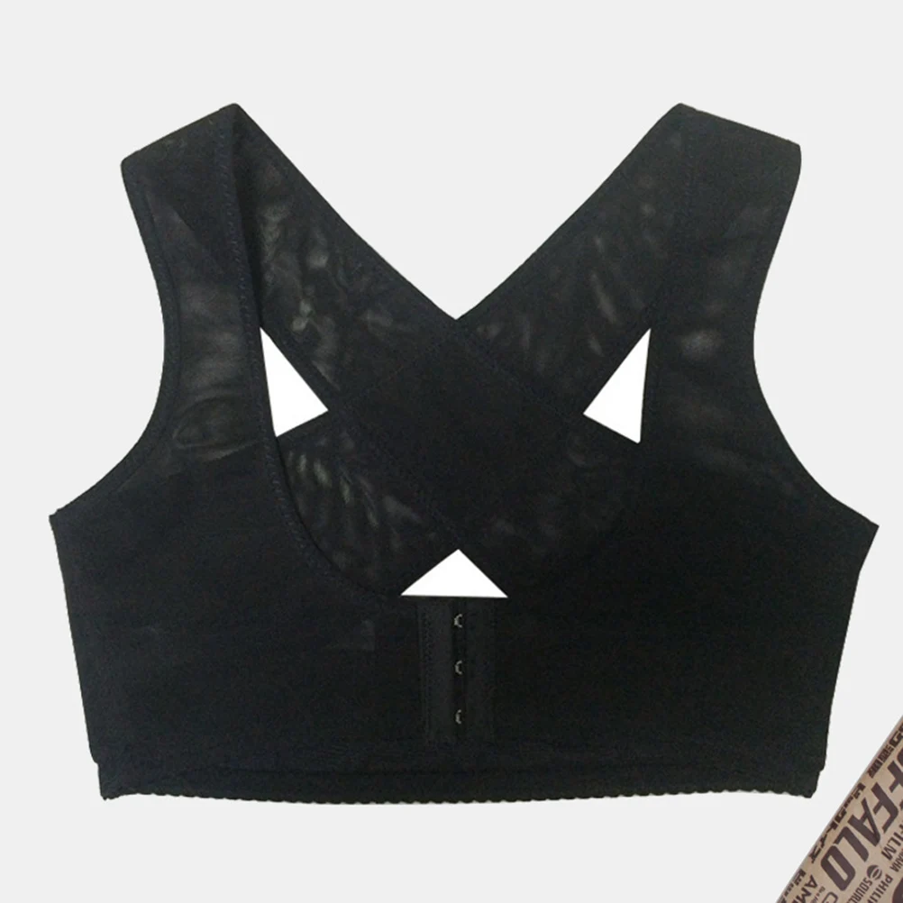 

Back Posture Corrector Brace Adjustable Black Size S For Women Invisible Support Belt Hunchback Correction Posture
