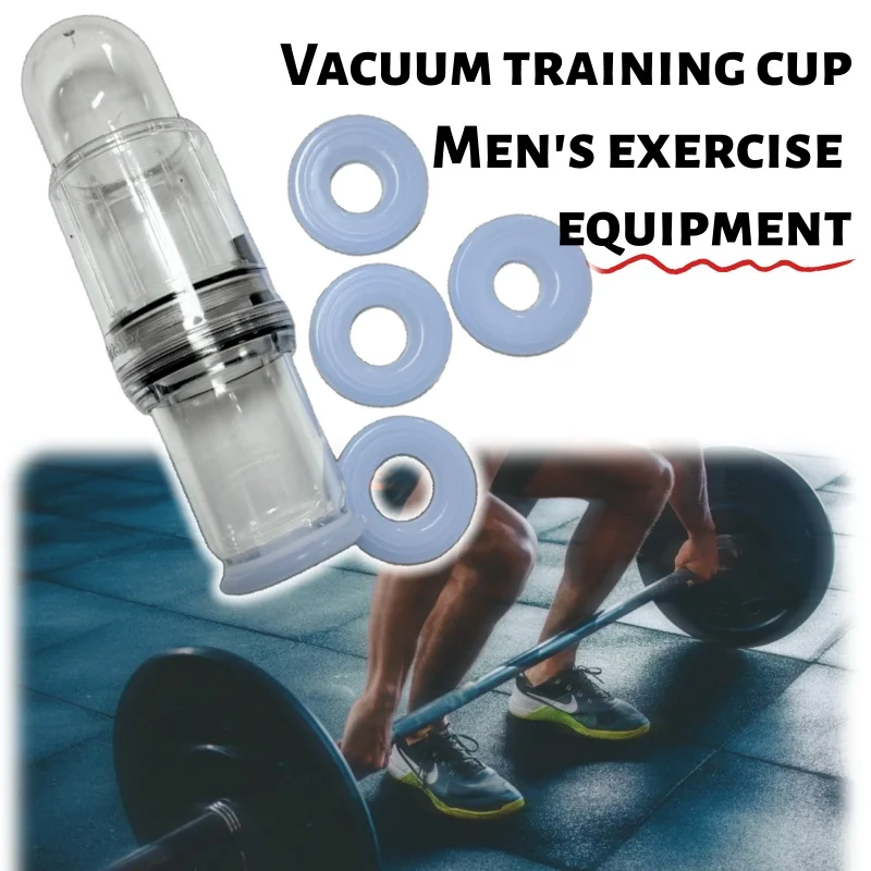 

New Transparent Vacuum Cup Trainer Set Male Specific Exercise Equipment Increase Delay Training Easy To Operate Bedroom Supplies