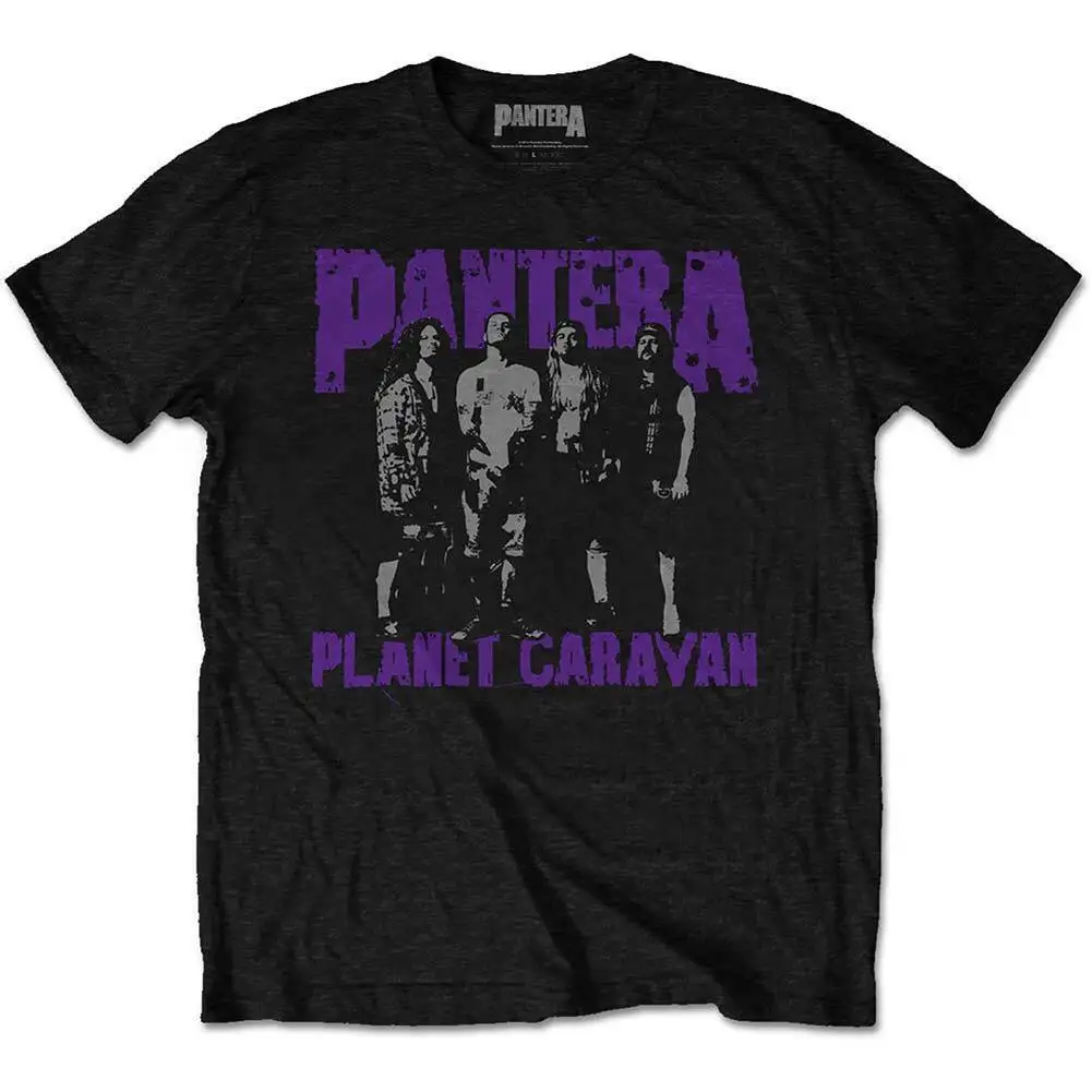 

Men's Pantera Planet Caravan Slim Fit T-shirt X-Large Black