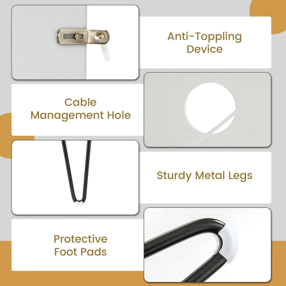 منضدة تخزين وسجلات الفينيل والشحن مع ميزات القرص الدوار والطاولة الجانبية