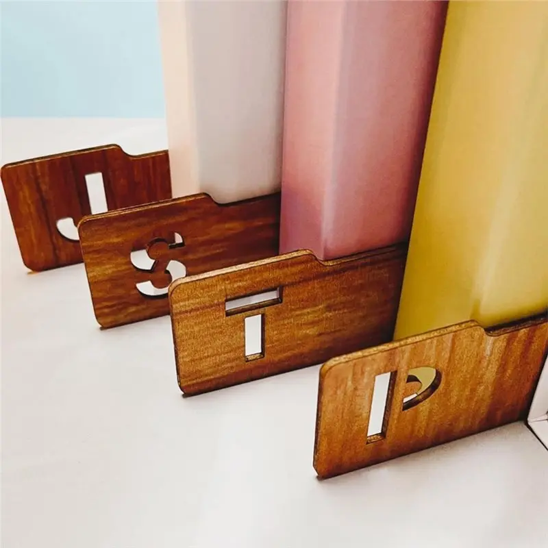 ABZS 26PCS Alphabetical Vinyl Record Dividers Record Alphabet Separator For Albums And Books Horizontal Vertical Use For Woodens