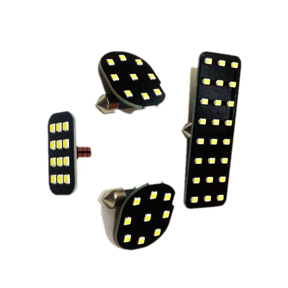 

July King Car LED Interior Reading Lights Compatible for Mazda 3 Sport Sedan, 6000K Car Indoor Dome Map Light, 4 pcs