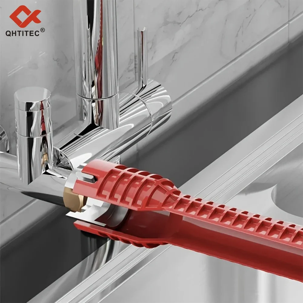 

24 in 1 Sink Faucet Wrench Plumbing Repair Tool Handle Double Head Wrench Spanner Tool Installer Ratchet Wrench Set for Bathroom