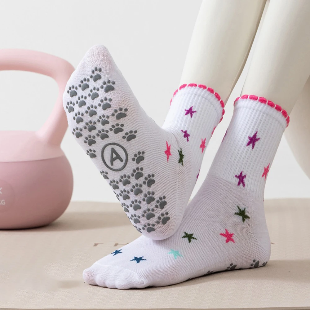 Trend Colorful Stars Yoga Sock - Pilates Yoga Gifts recension och pris