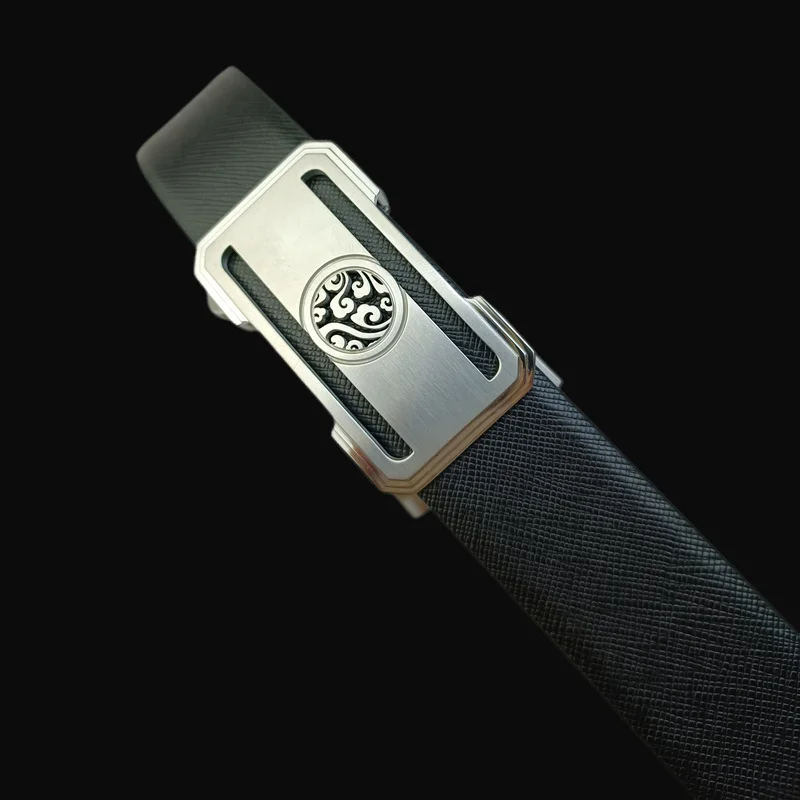 

Men's belt 3.5cm belt, high-end European and American top cowhide, unisex belt, hardware buckle, global free shipping