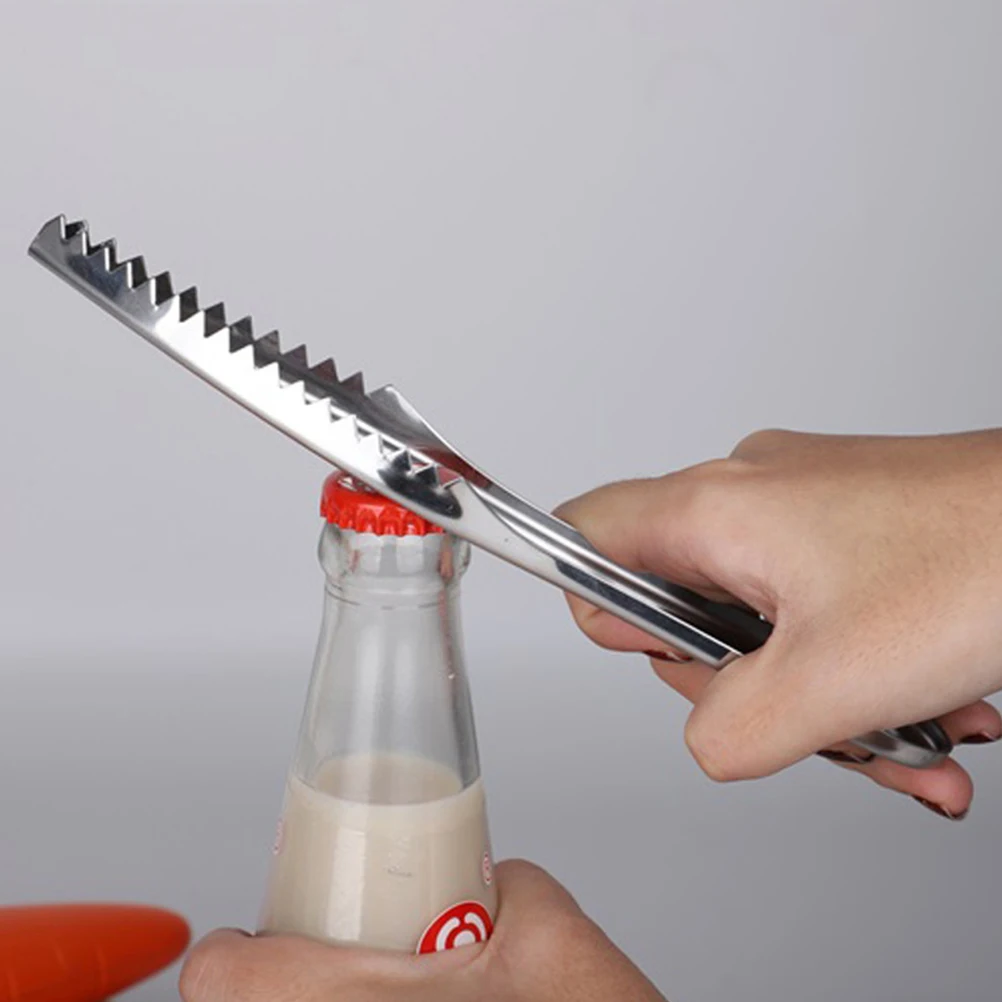 

4pcs Stainless Steel Bottle Opener Fish Scale Remover Serrated Edge Anti-Slip Handle Quick Efficient Scaling Tool Kitchen Bar