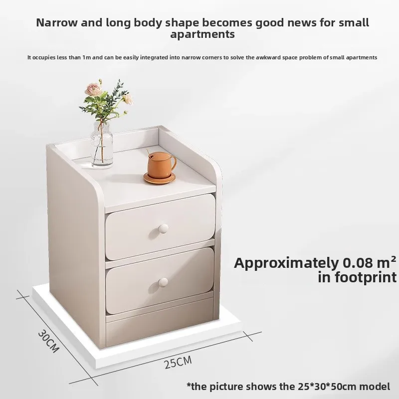 

bedside table small household simple storage rack ultra-narrow crevice cabinet bedroom bedside locker