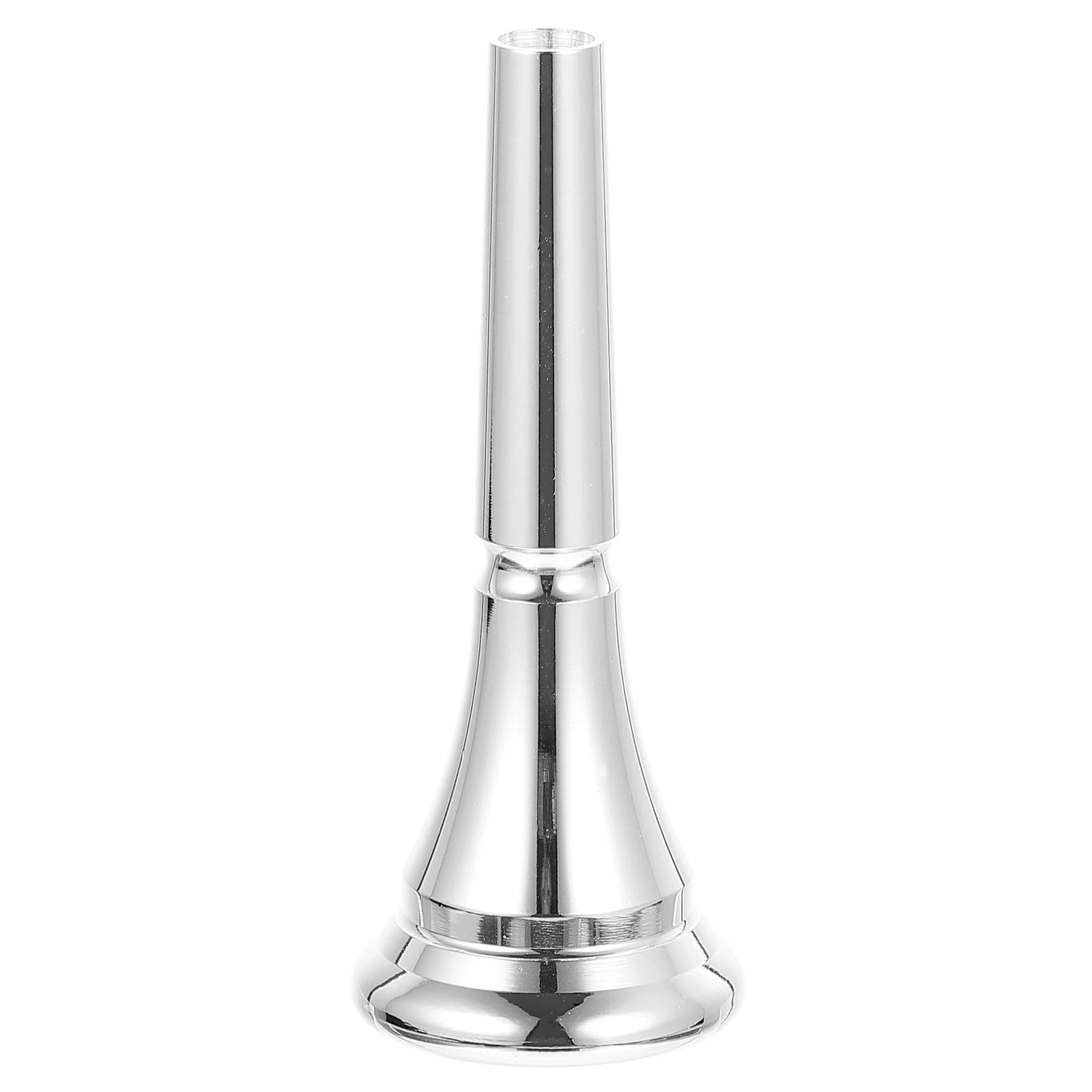 

French Horn Mouthpiece Copper Silver Durable Smooth Surface Wear Resistant Easy Clean Good Sound Effect Practical Design