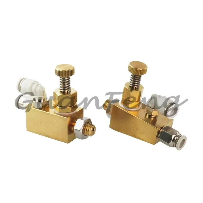 Adjustable copper siphon air atomizing nozzle edge banding machine