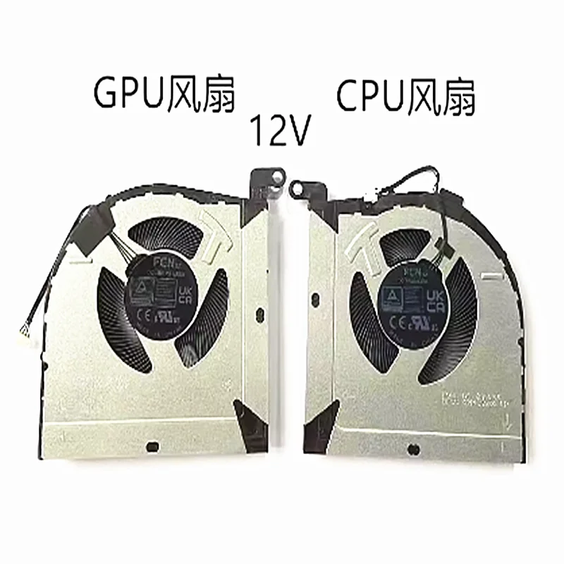 

New Laptop CPU GPU Cooling Fan For Lenovo LOQ 15IRH8 GeekPro G5000 IRH8 APH8 RTX4050 DC5V/ RTX4060 DC12V