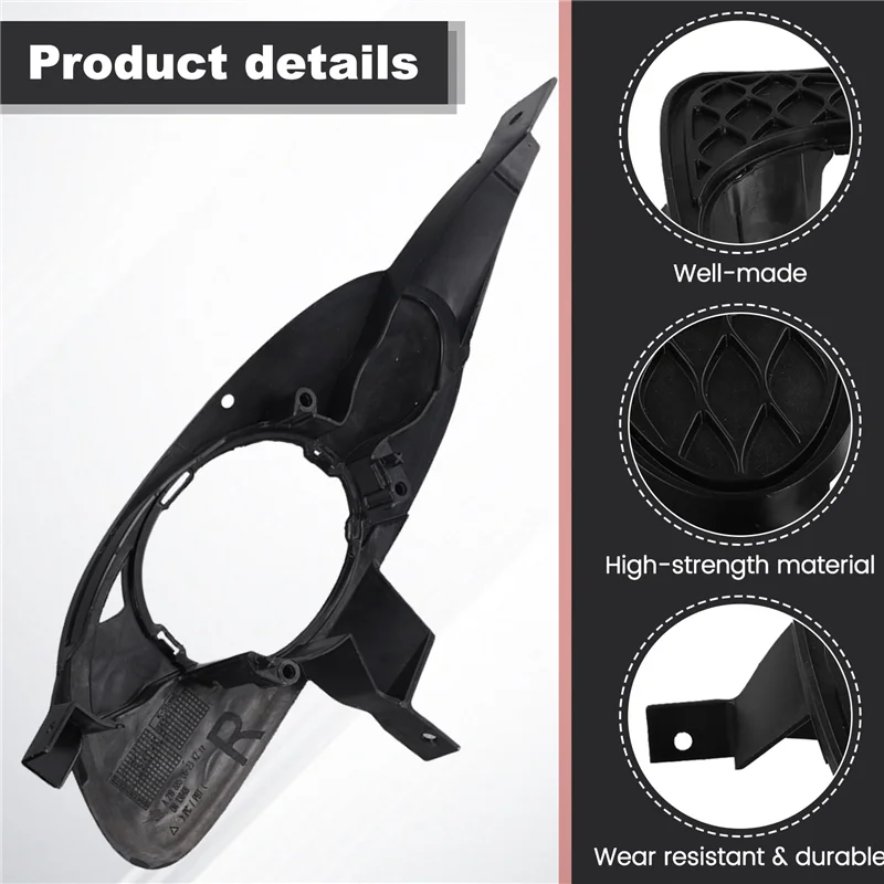 

Car Front Bumper Fog Light Trim Grille Pair Fits For Mercedes Benz CLS W219 2004-2008 2198850523 2198850623