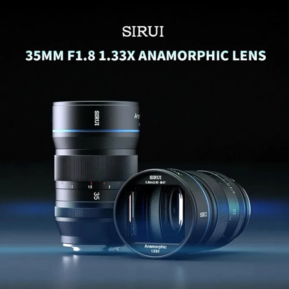 

Siren 35mm F1.8 Micro Cinema Lens M4/3 Anamorphic Lens Widescreen 1.33X Variable Wide for M43 Sony E Canon RF