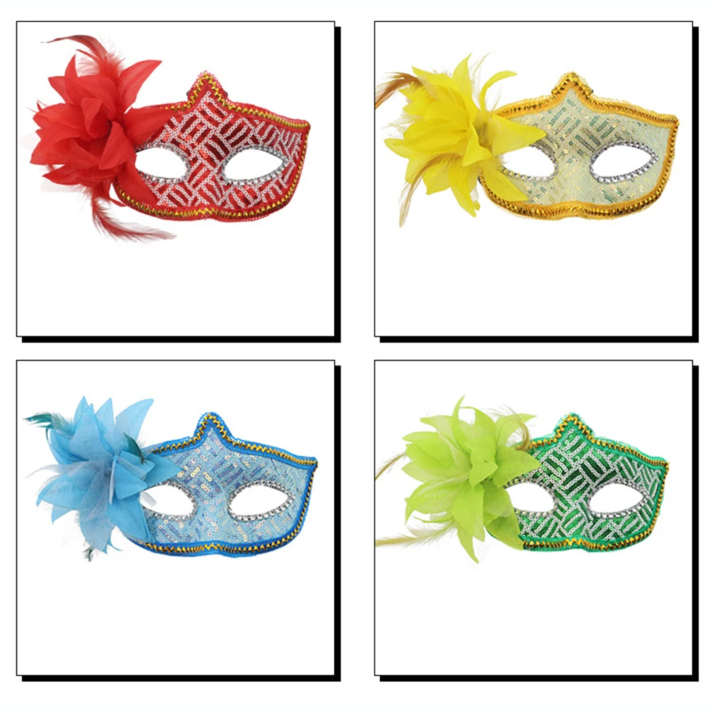 Masque facial de mascarade en dentelle creuse pour femmes, fleur Sexy, accessoires de fête de bal, Costume d'halloween, masque pour les yeux en boîte de nuit