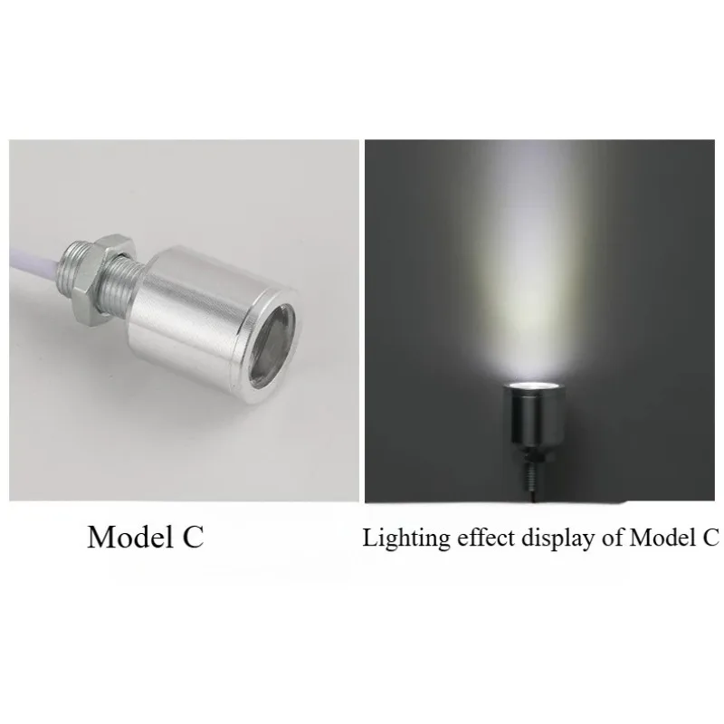 Led Mini Spotlight 1W AC85-265v Ceiling Light Aluminium with Driver High Brightness Bulb Equipment Modification Lighting Source