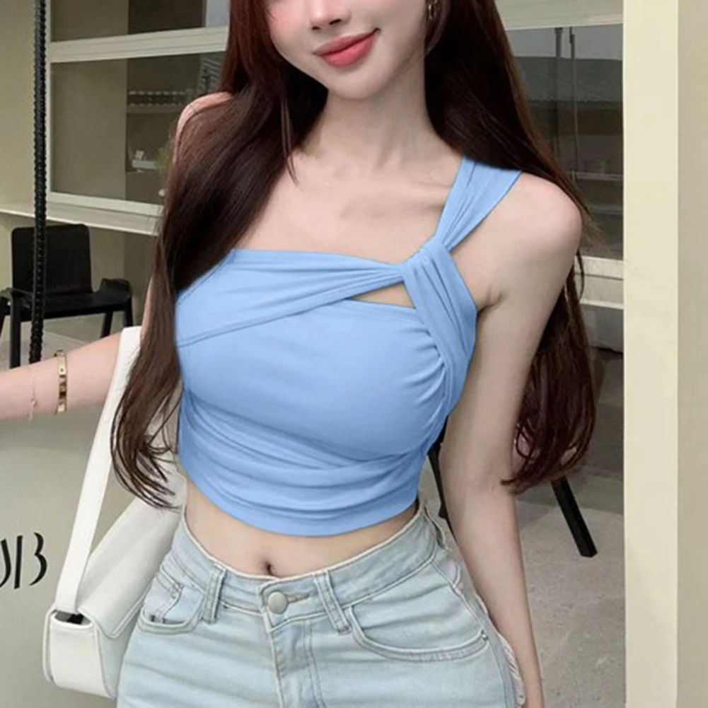 

Casual Summer Top Hollow Tank Top Casual Gatherings Brand New Condition Slightly Elastic Material Slim Fit Design