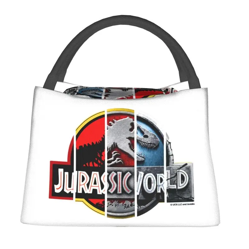 العالم الجوراسي شعار تطور معزول أكياس الغداء للمدرسة مكتب ديناصور العالم مقاوم للماء الحرارية برودة بينتو صندوق النساء #2