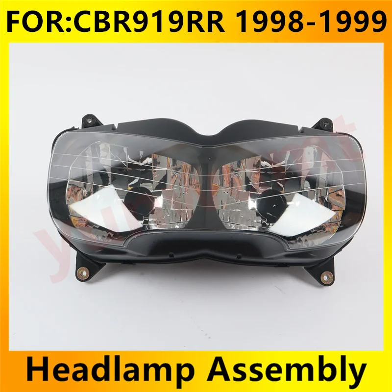 

Motorcycle Front Headlight Assembly Fit For HONDA CBR900RR CBR919RR CBR 919 CBR919 Headlamp Headlight Head Light Lamp