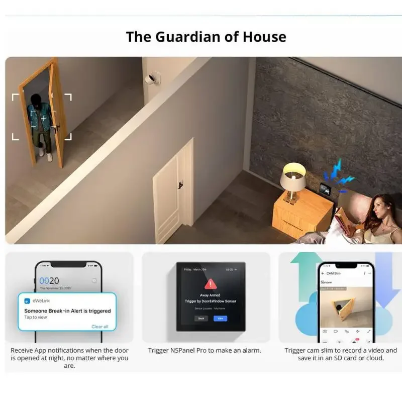 Imagem -04 - Sonoff Snzb04p Zigbee Porta Janela Sensor Local Inteligente Cena Ligação Alerta de Violação Suporte Segurança em Casa Alexa Google Smartthings