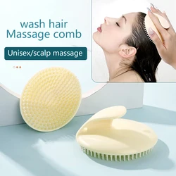 NEW Shampoo Comb Hair Brush Scalp Meridian Unblocking Hair Washing Head Hair Cleaning Massage Comb